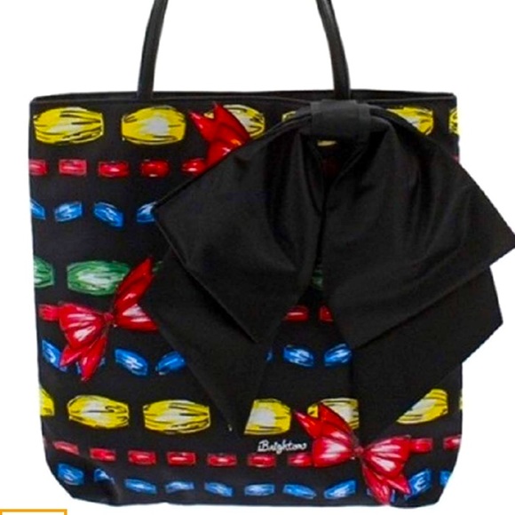 NEW Brighton Colorful Take A Beau Big Bow Tote Bag - Picture 2 of 8